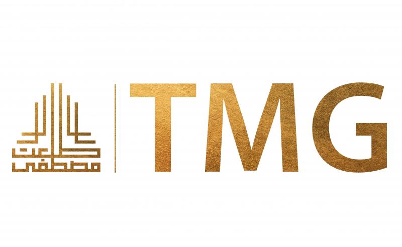 Talaat Moustafa Group (TMG) golden logo Talaat Moustafa Group (TMG) golden logo